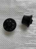 Карниз для штор алюмінієвий трубчастий подвійний Fashion Black