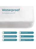 ПРОСТИРАДЛО-ЧОХОЛ ВОДОНЕПРОНИКНЕ "WATERPROOF БАМБУК" 80*200 СМ